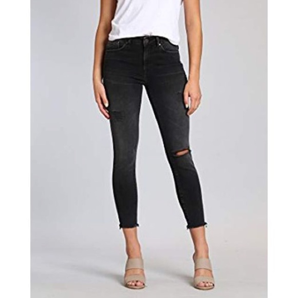 Mavi Alissa Ankle Skinny Jeans in Gray size 28
